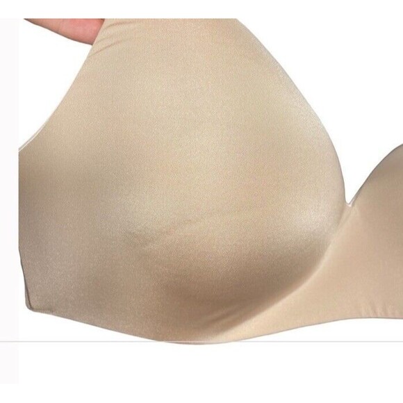 Chantelle Bra Smooth Wireless Nude Beige Lightly Padded Nice Lux Everyday 34DD - Picture 4 of 10